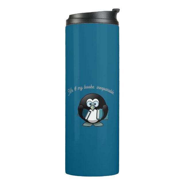 Termo Mis libros son inseparables (Rotado hacia la izquierda)