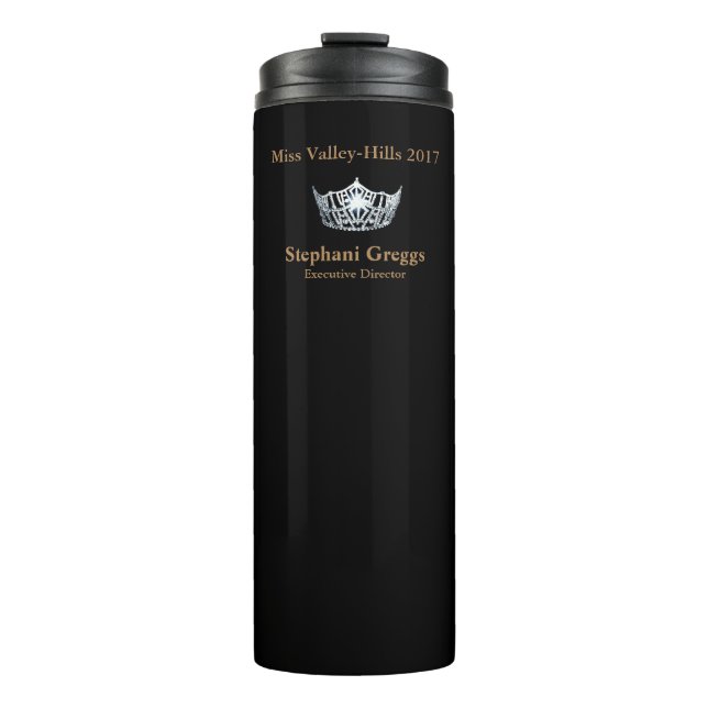 Termo Miss América estilo Crown Thermal Tumbler (Anverso)