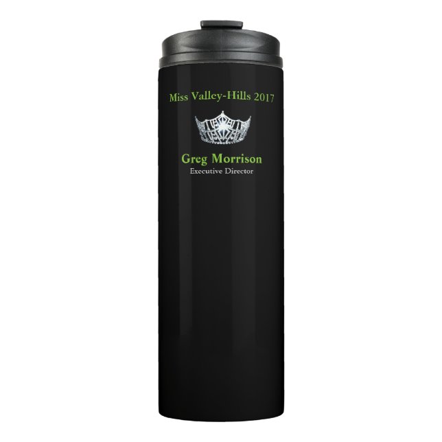Termo Miss América estilo Crown Thermal Tumbler (Anverso)