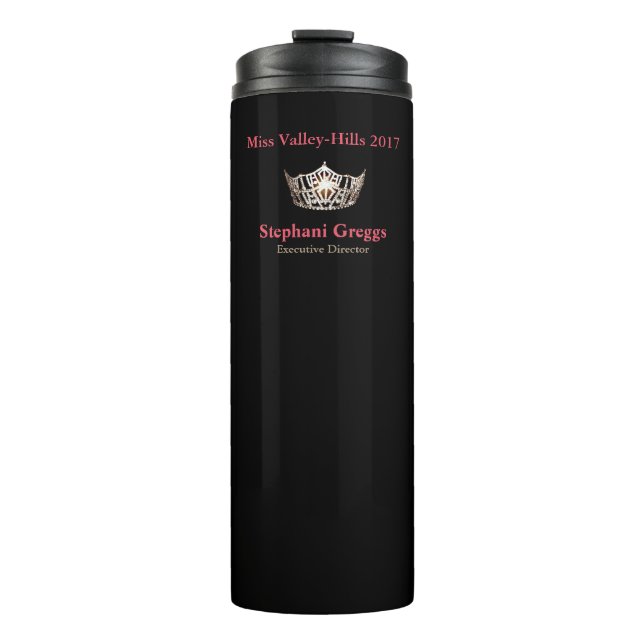 Termo Miss América estilo Crown Thermal Tumbler (Anverso)