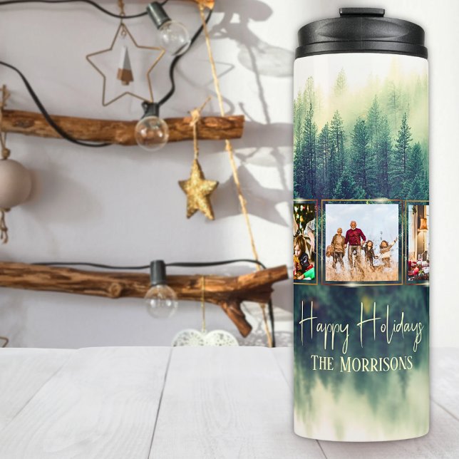 Termo Misty Pines 5 Navidades Termal Tumbler (Subido por el creador)