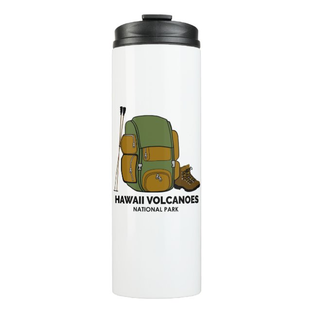 Termo Mochila del Parque Nacional de los Volcanes de Haw (Anverso)