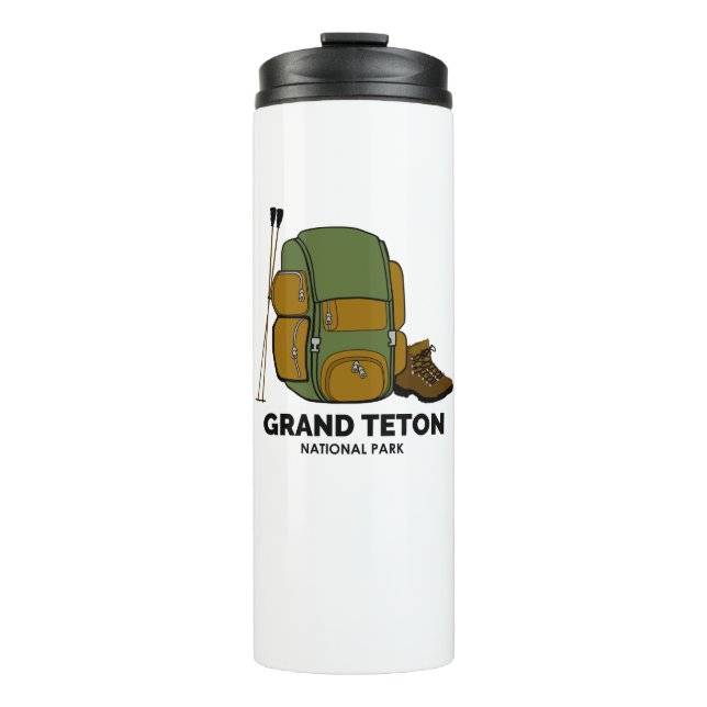 Termo Mochila del parque nacional del Gran Tetón (Anverso)