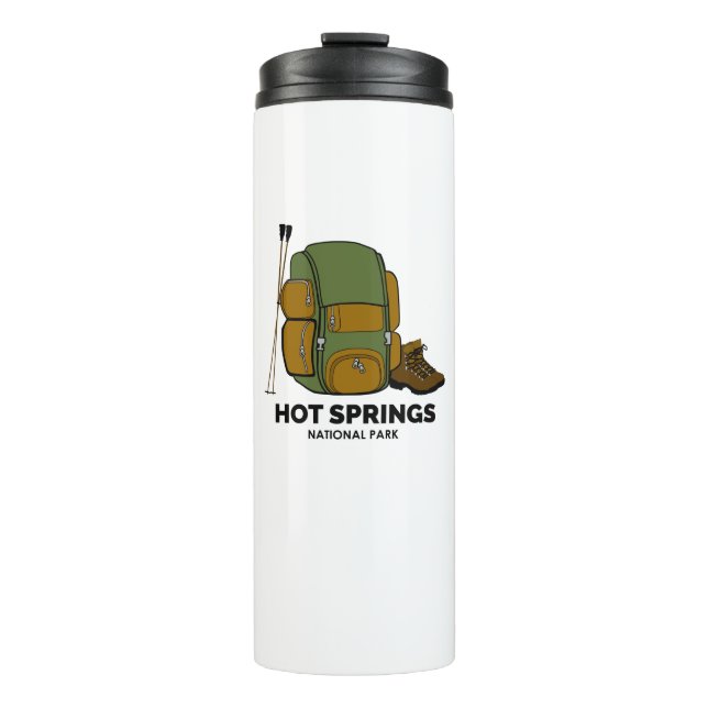 Termo Mochila del Parque Nacional Hot Springs (Anverso)