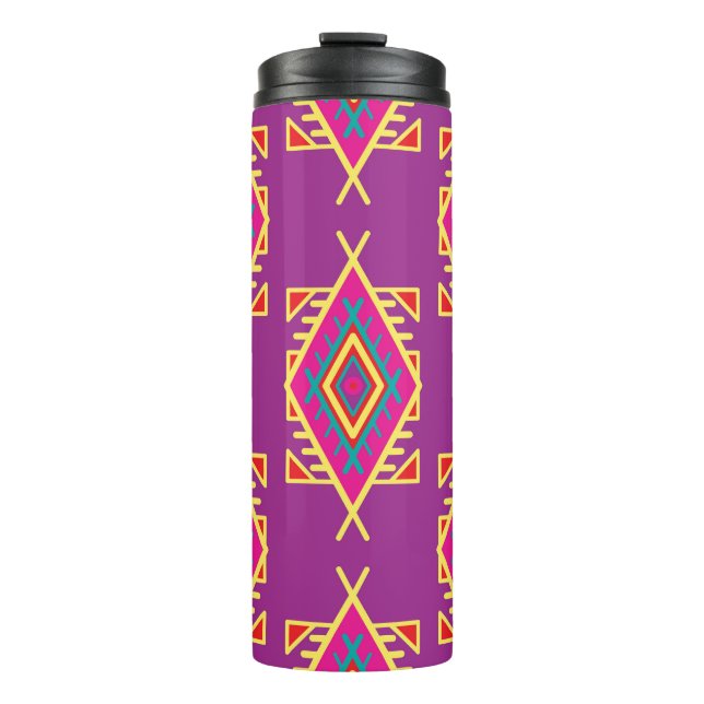 Termo Moda Boho: Ornamento étnico sin foco (Anverso)