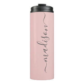 Termo Moda de tipografía moderna y negra personalizada