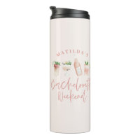 Moda elegante y moderno bebida acuática bacheloret