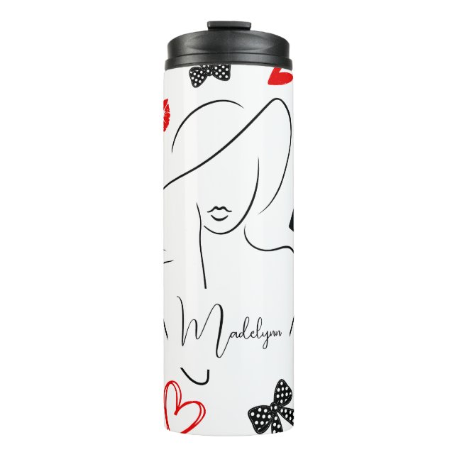 Termo Moda Fashionista Lover Personalizado Thermal Tumbl (Anverso)