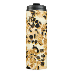 Termo Moda Leopard: Elegancia de patrones de época.