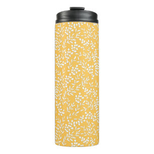 Termo Modalidad floral simple de granjas en amarillo