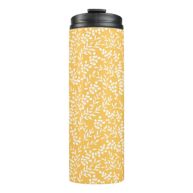 Termo Modalidad floral simple de granjas en amarillo (Anverso)