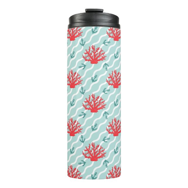 Termo Modelo 1 del coral rojo (Anverso)