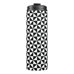 Termo Modelo blanco y negro del triángulo