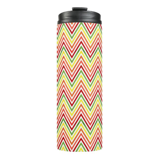 Termo Modelo colorido de Chevron del zigzag (Anverso)