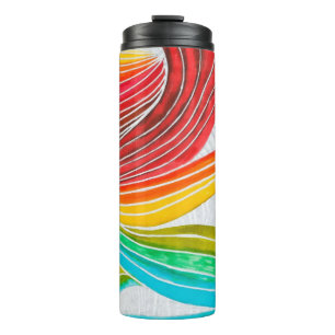 Termo Modelo de onda dibujado por las pinturas de la
