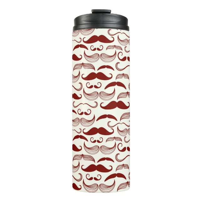 Termo Modelo del bigote, estilo retro 3 (Anverso)