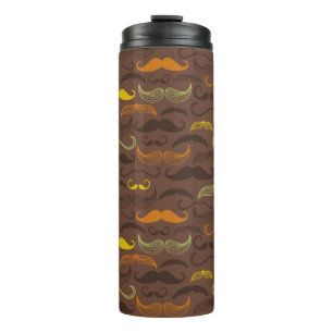 Termo Modelo del bigote, estilo retro 5
