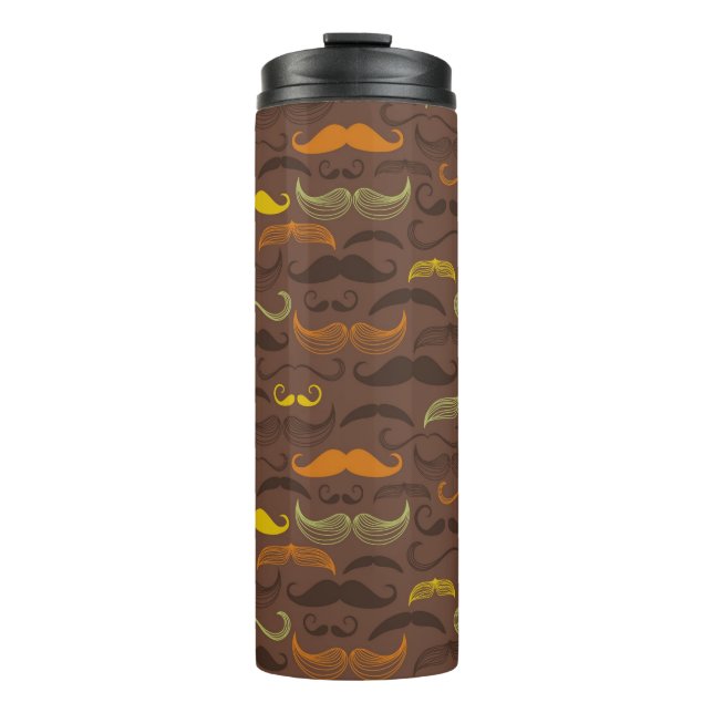 Termo Modelo del bigote, estilo retro 5 (Anverso)