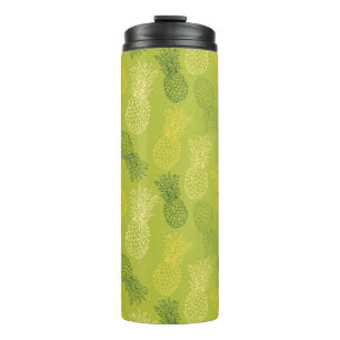 Termo Modelo del esquema de la piña en verde