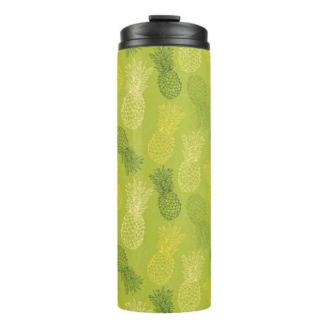 Termo Modelo del esquema de la piña en verde (Anverso)