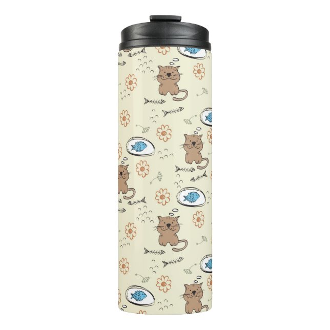 Termo modelo del gato y de los pescados (Anverso)