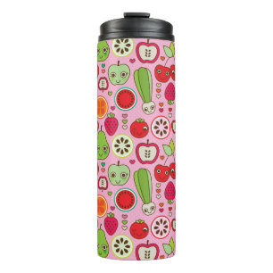 Termo modelo del ilustracion de la cocina de la fruta