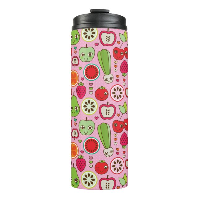 Termo modelo del ilustracion de la cocina de la fruta (Anverso)