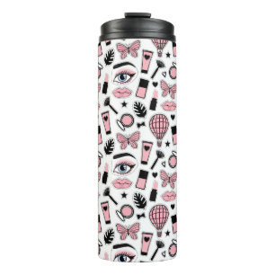 Termo Modelo del pegatina del maquillaje