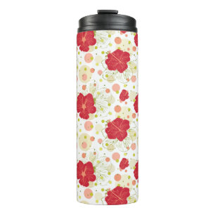 Termo Modelo dibujado mano del hibisco