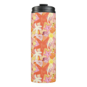 Termo Modelo en colores pastel de la criatura del mar