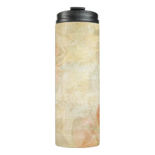 Termo modelo floral del fondo del grunge del arte