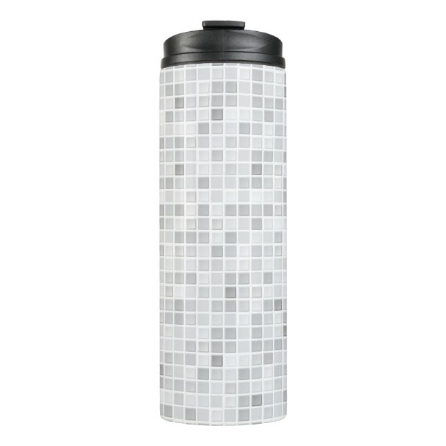 Termo Modelo gris de las tejas (Anverso)