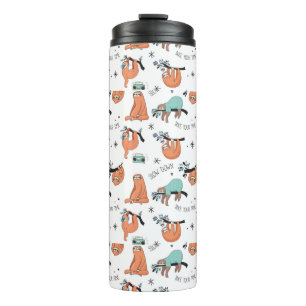 Termo Modelo lindo de la pereza