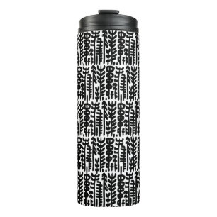 Termo Modelo negro del árbol del movimiento de la tinta