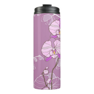Termo Modelo púrpura de la orquídea