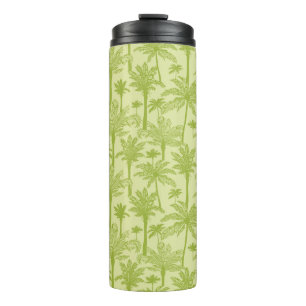Termo Modelo verde de las palmeras