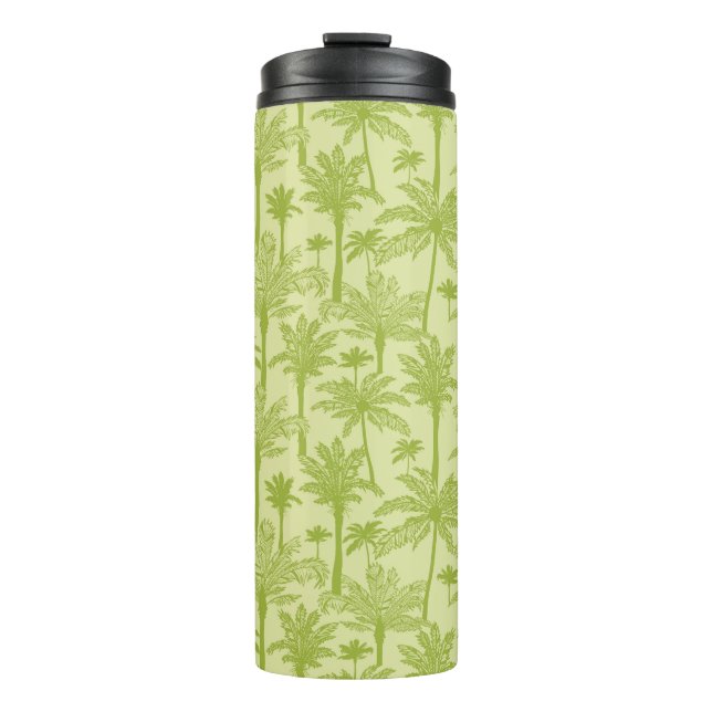 Termo Modelo verde de las palmeras (Anverso)