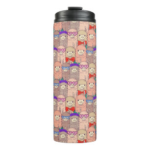 Termo Modelo vestido de moda de la llama