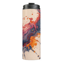 Termo Modern Art Ink Run Thermal Tumbler