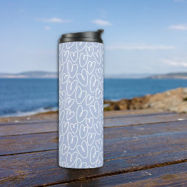 Termo Modern Blue Heart