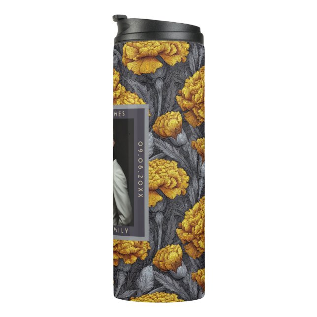 Termo Modern Custom Carnation Floral Barn Wedding (Rotado hacia la derecha)