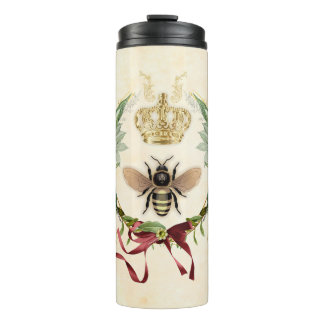 Termo Moderna Abeja Botánica Vintage