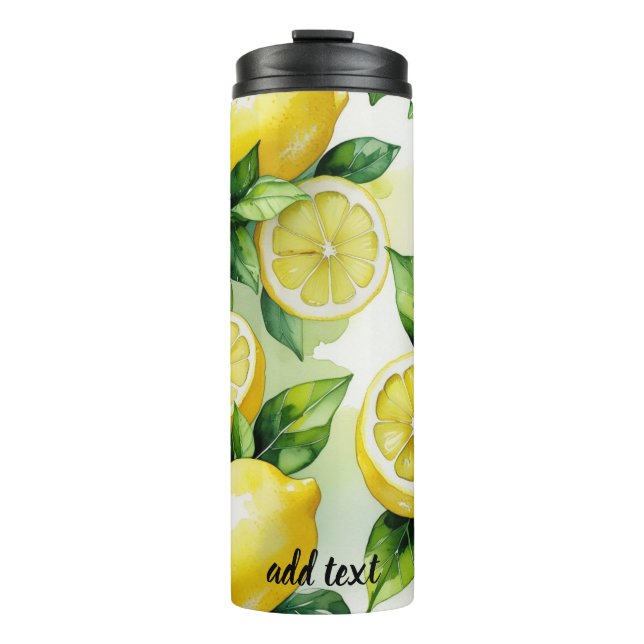 Termo Moderna ducha de novia con escritura floral azul l (Anverso)