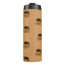 Termo Moderno café café marrón de mediados de siglo