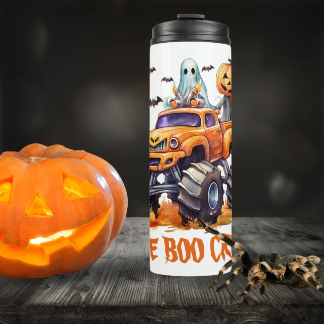 Termo Moderno equipo de Boo Cute Funny Calabaza Hallowee (Subido por el creador)