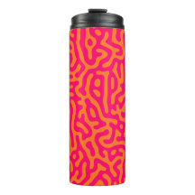 Moderno estilo naranja fucsia