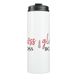 Termo Moderno Gloss Boss Chica Black Red Funny Art