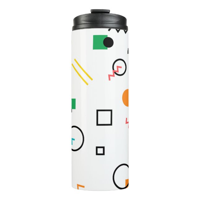 Termo Moderno, lúdico, fresco, moderno, geométrico Memph (Anverso)