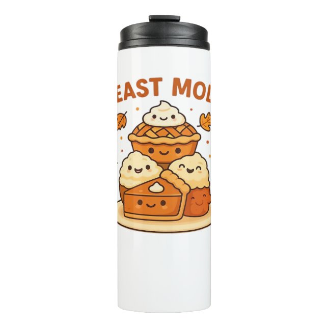 Termo Modo de fiesta - Comodidad de otoño - Comodidad de (Anverso)