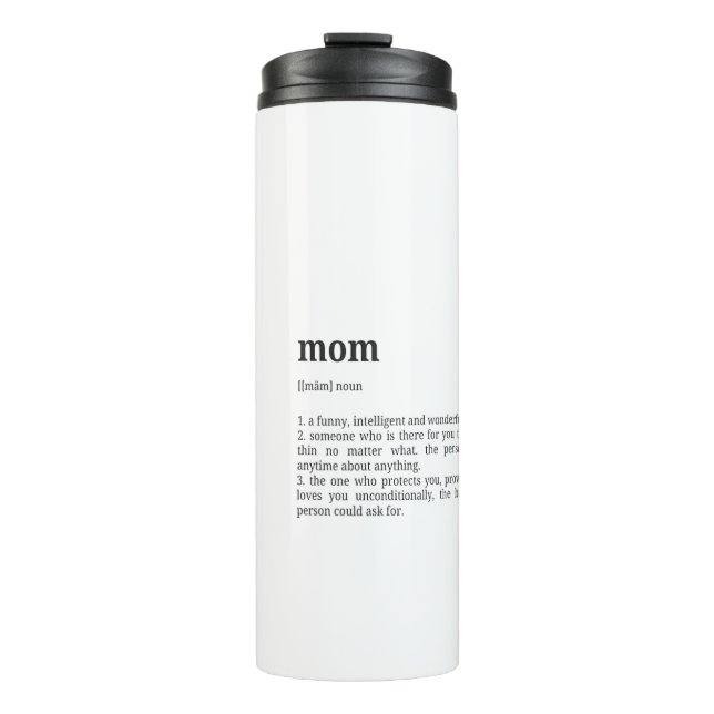 Termo Mom Definition Poster | Dictionary Style (Anverso)